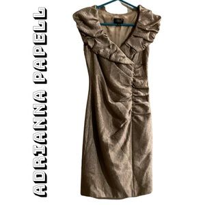 NWT Adrianna papel boutique Gold size 4